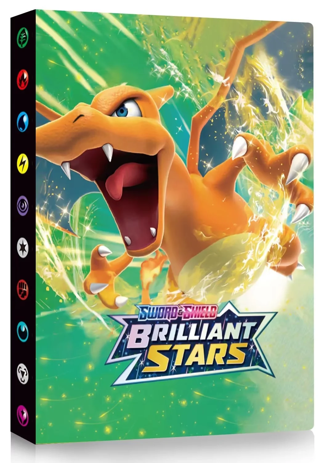 Trading Card Holder Card Album Binder, Protection Folder Book Collectible Card Album, 4-Pocket with 30-Pages 240-Trading Cards Capacity, Present for Children-KA2