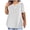 ZC-White, variant on CFLVAEK Big Oversized Cotton Shirts for Women Loose Fit Notch V Neck Shirts with Pocket Casual Short Sleeve Blouses Plus Size Trendy Female Clothing Green XXXXXL