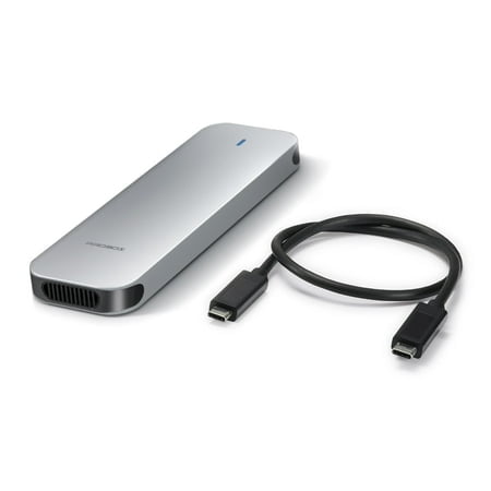 Mediasonic Aluminum M.2 PCIe NVME SSD Enclosure to USB 3.2 Gen 2 10Gbps USB Type C | M-Key / B+M Key | Support UASP TRIM | 2230/2242/2260/2280 (Support up to 4TB)
