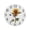 C, variant on 30cm Retro Style Sunflower Wall Clock for Home Living Room and Bedroom Decoration