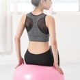 thumbnail image 3 of Exercise Ball Extra Thick Professional Grade Balance & Stability Ball- Includes Hand Pump, 3 of 5