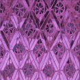 thumbnail image 1 of Ahgly Company Machine Washable Indoor Square Transitional Dark Magenta Purple Area Rugs, 5' Square, 1 of 7