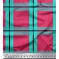 thumbnail image 1 of Soimoi Cotton Poplin Fabric Check Check Fabric Prints By Yard 56 Inch Wide, 1 of 5