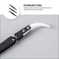 thumbnail image 3 of CIMAXIC 3pcs Professional Ceramic Tweezers Practical Pointed Electronic Tweezers,5.51"X0.39"X0.35", 3 of 5