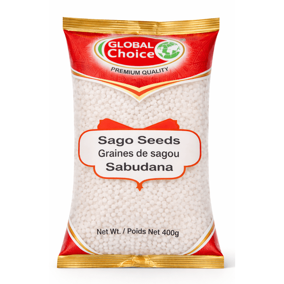 Global Choice Sabudana Sago Tapioca Pearls, 400g