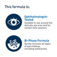 thumbnail image 3 of CeraVe Eye Makeup Remover Liquid, Bi-Phase Formula with Ceramides for Waterproof Mascara and Eye Makeup, 118mL, 3 of 9