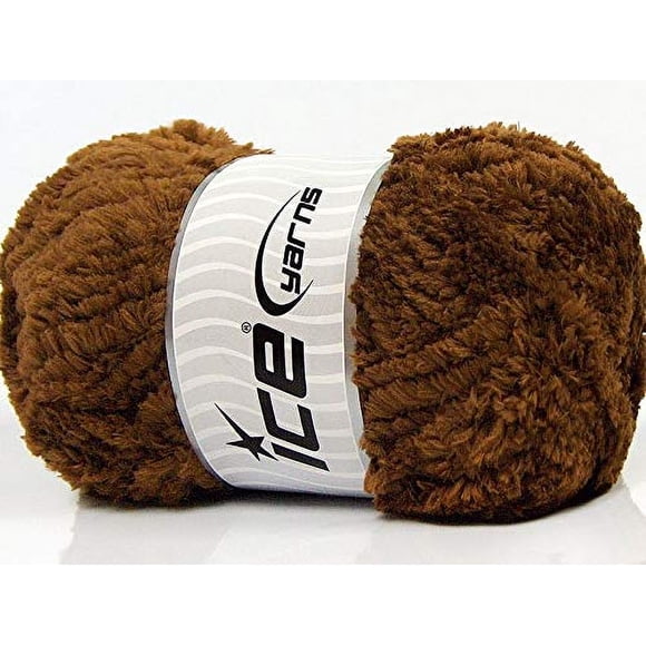 Fil Peluche Panda 100 Grammes 87 Yards - Marron