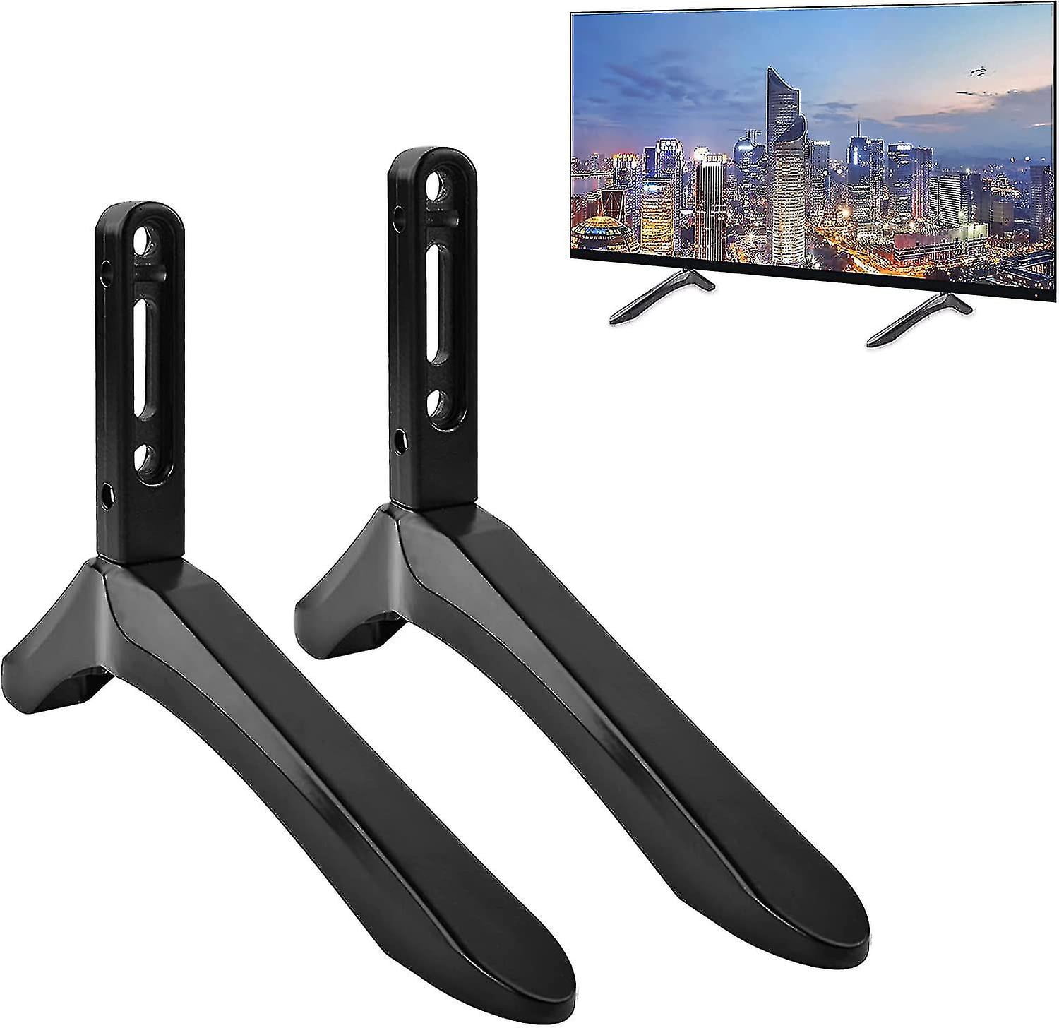 Universal Tv Stand, Tv Pedestal Feet For Tcl Lcd Led 32 To 65 Inch Flat Screen Tv, Television Replacement Parts Base Stand With Screws_Särskilda gåvor Great Gift