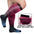 thumbnail image 4 of LEEYNEER Wide Calf Compression Socks for Women and Men Circulation  Plus Size Knee High Support Stockings  4XL, 4 of 6