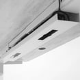 thumbnail image 4 of MotionGrey Under Desk Cord Management Cable Tray Organizer for Work Computer Tables, Home and Office Sit-Stand Desks - White, 4 of 6