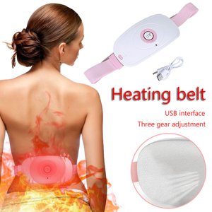 Dvkptbk Pad de chauffage sans fil portable pour soulager la douleur au dos pour les crampes et les menstruels, Dos et Belly, Ceinture chauffante pour Abdominal, Cadeaux d'anniversaire pour les femmes Maman Papa