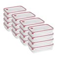 thumbnail image 1 of Sterilite Contenant Rectangulaire de Rangement pour Aliments UltraSeal de 16 Tasses, Rouge (Lot de 16), 1 of 11