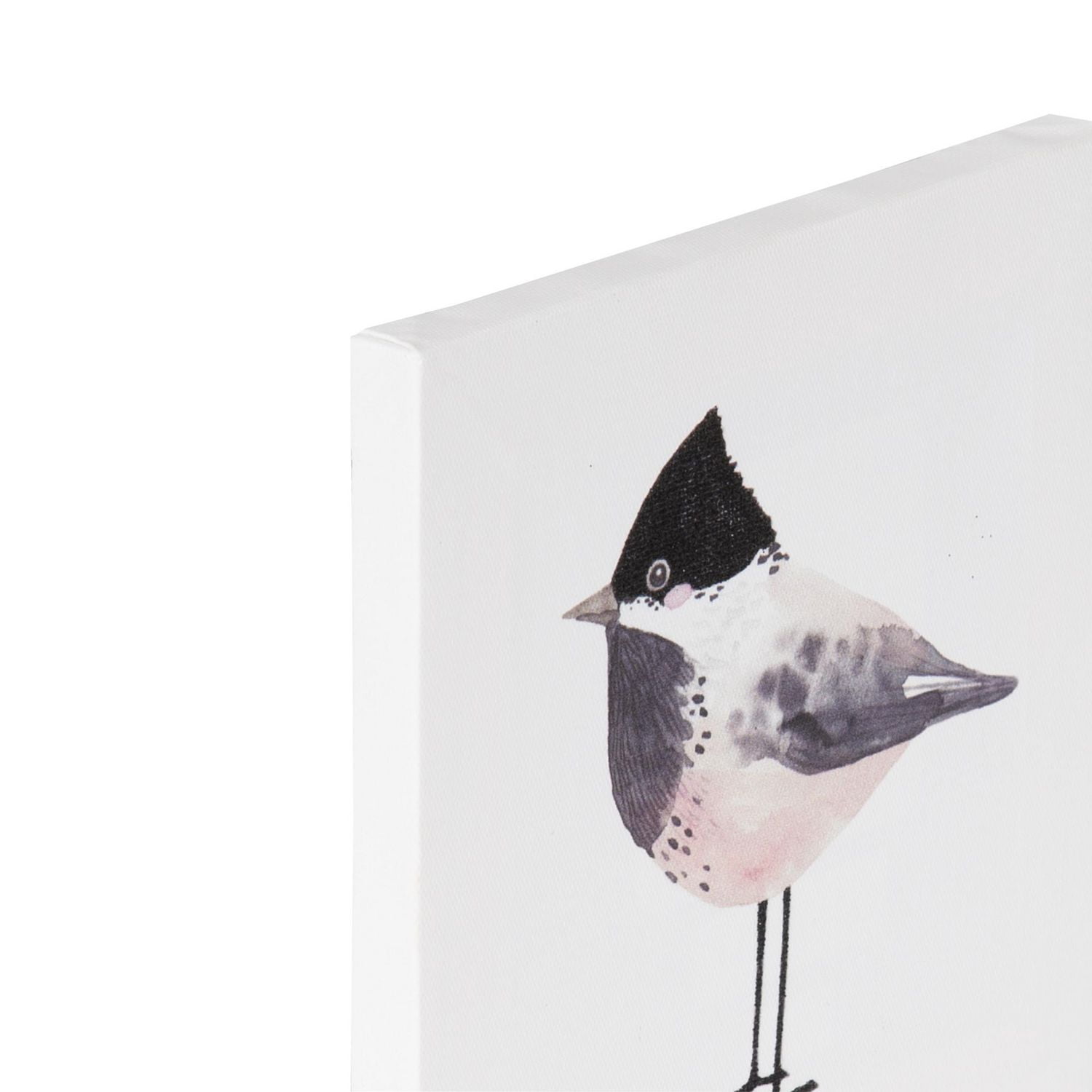 Toile embellie oiseau