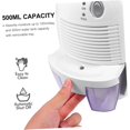 thumbnail image 3 of Mini Dehumidifier, 500ml Water Tank, Auto Shut Off, USB Powered, 1 Pack, 3 of 5