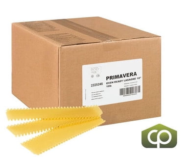 Prima Vera Pasta Lasagna Oven Ready 4.54KG/10 LBS
