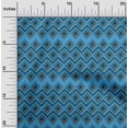 thumbnail image 2 of oneOone Rayon Blue Fabric Abstract Sewing Material Print Fabric By The Yard 56 Inch Wide, 2 of 4