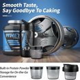 thumbnail image 3 of weibbin Electric Shaker Bottle with Powder Box, Protein Mixing Cup, USB Rechargeable Shaker Cups for Protein,Milk,Meal Replacement Shakes, Portable & Leak-proof, 3 of 5