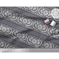thumbnail image 3 of Soimoi Polyester Crepe Fabric Geometric,Leaves & Floral Block Print Sewing Fabric Yard 42 Inch Wide, 3 of 3