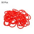 thumbnail image 3 of Unique Bargains Loose Leaf Rings Binder Ring, Red, 50 Pack, 3 of 6