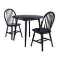 thumbnail image 1 of Moreno 3pc Drop Leaf Dining Table with Chairs, 1 of 7