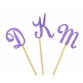 thumbnail image 2 of Darling Souvenir| Custom Initials Wedding Cupcake Toppers| Personalized Party Dessert Decorations - Pack Of 40, 2 of 3