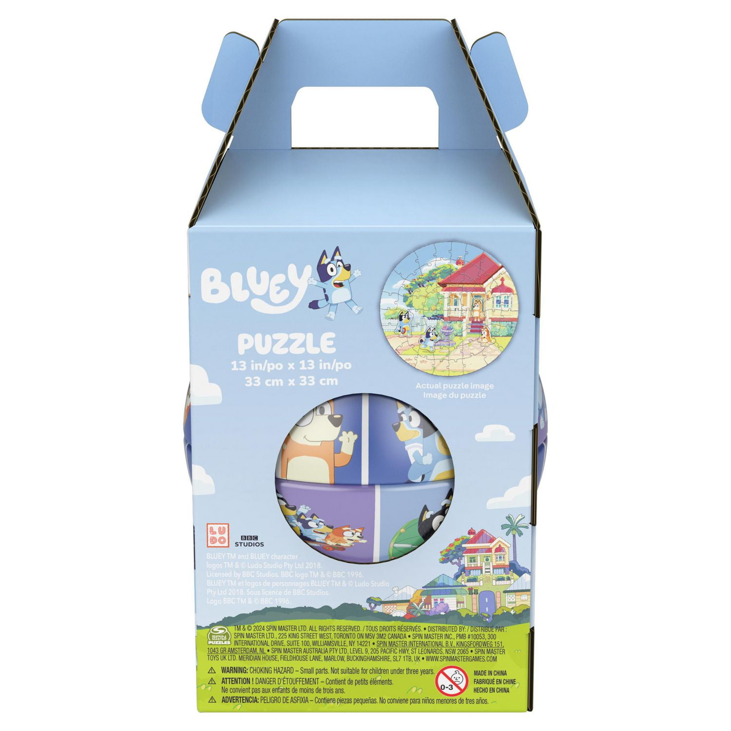 Bluey, sphère de puzzle de 64 pièces