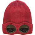 thumbnail image 1 of LinYooLi Women Knit Beanie Skull Hat Slouchy Chunky Cable Warm Soft Thick Cap with Goggles, 1 of 7