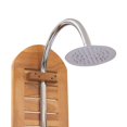 thumbnail image 3 of vidaXL Douche de Jardin en Teck Massif 70x75x204 cm, 3 of 5
