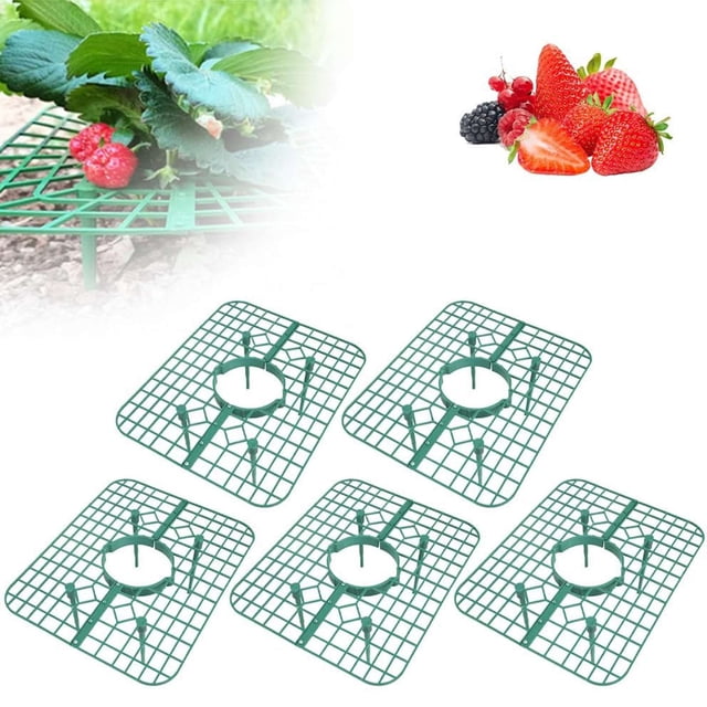 Oleegame 1PC Spoon And Lid Rest Strawberry Plant Support Strawberry Stand Keeping Strawberry Plants Clean Strawberry Growing Racks Strawberry Growing Frame(5PCS)