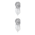 thumbnail image 1 of Maytalsory Extension de Queue de Cheval pour Femmes Coiffure Accessoire Simple avec Novateur et Unique 60B 2Ensemble, 1 of 6