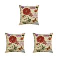 thumbnail image 4 of Maytalsory Easy To Change Flowers Pillowcase Addition To Home Decor Polyester Decorative Pillow Cushion Covers Soft Durable kztym001-3 3Set, 4 of 6