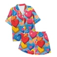 thumbnail image 4 of WEAIXIMIUNG Ensemble de Pyjama Deux Pièces à Manches Courtes Imprimé pour Enfants Saint-Valentin 10-11 Ans, 4 of 4