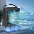 thumbnail image 3 of Kieccall New USB Mini Humidifying Air Cooler Portable Quiet Water Cooling Fan for Home Office Desktop Personal Air Cooling, 3 of 5