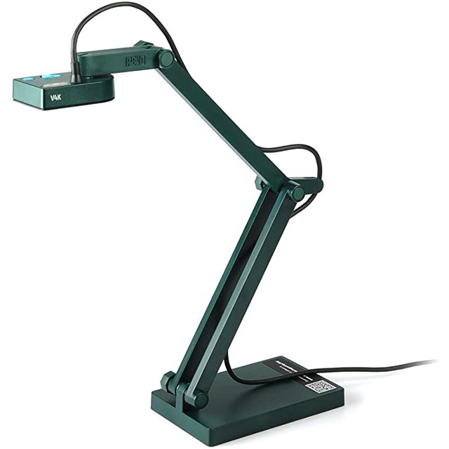IPEVO V4K Ultra Haute Définition 8MP USB Document Camera Mac OS, Windows, Chromebook Compatible pour Démo en Direct, Conférence Web, Apprentissage à Distance, Enseignement à Distance