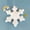 B, variant on Binwennn Cute Snowflake Pillow Soft White Tie Dye Sleep Cushion For Cozy Comfort Ideal For Girls' Rooms And Sleepovers Pillowcase for Skin And Hair Silk Travel Pillowcase Toddler Pillowcases Silk