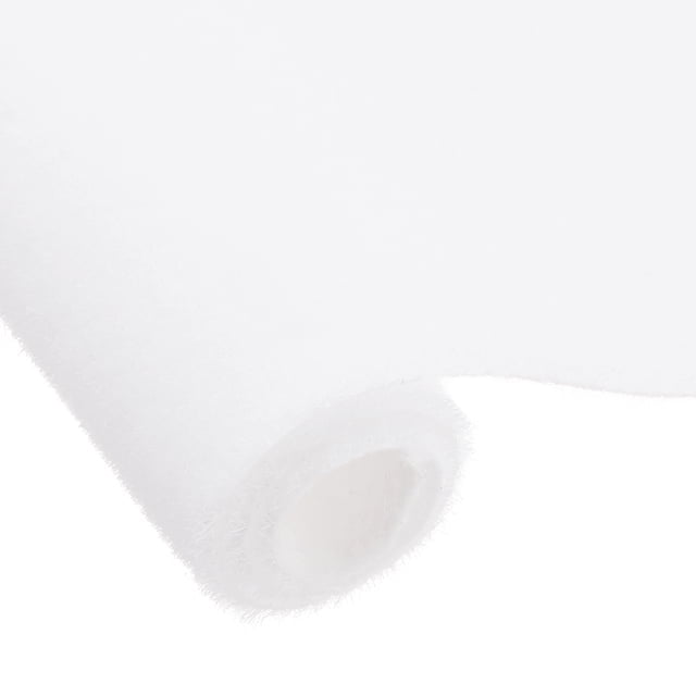 Uxcell 2pcs Artificial Grass Mat Small Realistic Fake Turf for Garden Lawn Decoration Model White 3" x 10"