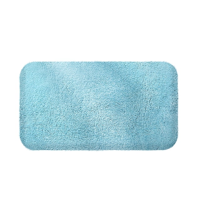 Bathroom Rug, Extra Thick Microfiber Bath Mat, High-Pile and Super Absorbent, Rubber Backed Non Slip, Machine Washable, Soft Plush Shaggy Bath Rugs for Bathroom Floor, Tub and Shower