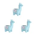 thumbnail image 1 of Wweixi 1/2/3 Animal Shape Pots Durable Materials For In Garden For Small Spaces Eco-friendly Alpaca skyblue 3PCS, 1 of 6