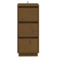 thumbnail image 2 of vidaXL Buffets 2 pcs Brun Miel 32x34x75 cm Pin Massif, 2 of 5