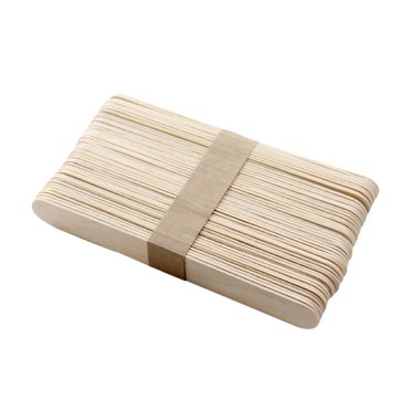 CEHVOM 50 Pcs Sticks Ice Cream Sticks Natural Wood Popsicle DIY Sticks Clearance
