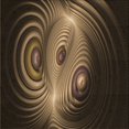 thumbnail image 1 of Ahgly Company Tapis d'Intérieur Lavable à la Machine, Carré, Transitionnel, Brun Pâle, Tapis de Zone, 5 Pieds Carré, 1 of 7