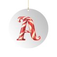 thumbnail image 1 of 26 Letter Ornament Cane Candy Letter Ornament, 1 of 5
