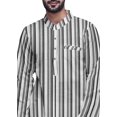 thumbnail image 4 of Atasi Kurta Pyjama Asymétrique Décontracté Imprimé pour Hommes Ensemble de Kurta Long de Designer, 4 of 4