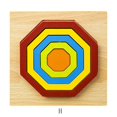 thumbnail image 2 of 3D Wooden Puzzles for Kids Classic Shape Pattern Block Toys Educational Toys, 2 of 9