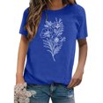 thumbnail image 2 of CEHVOM T-shirt à Manches Courtes à Imprimé pour Femmes, Mode, Hauts Décontractés Amples, Blouse, en Solde, 2 of 7