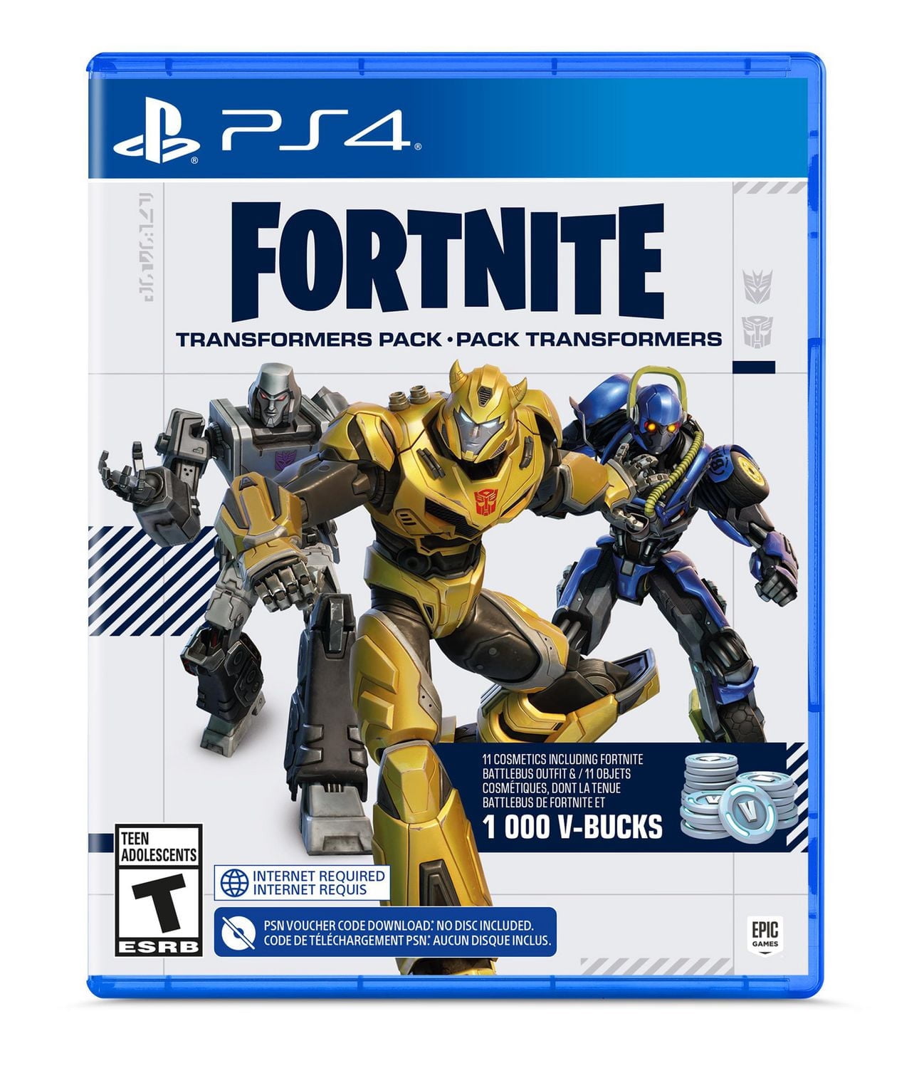 Fortnite - Transformers Pack Code in Box (PS4)