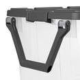 thumbnail image 3 of Sterilite 160 Qt Latching Stackable Wheeled Storage Tote w/ Lid, 4 Pack, 3 of 8