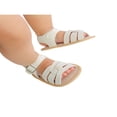 thumbnail image 2 of Baby Sandals Summer Baby Girls Solid Color Soft Sole Shoes, 2 of 6