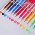 thumbnail image 4 of Vrorvz Erasable Ballpoint Pen with Thermo Sensitive Gel Ink Pack of 15 Writing Fine Point 0.5mm Assorted Colors Plastic Case Easy Grip for Kids Office School Supplies Non Bleeding, 4 of 4