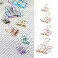 thumbnail image 3 of pitrice 20 Pieces Metal Paper Clip Electroplated Solid Color Replacement Home School Examination Papers Clips Accessories Bronze 32mm, 3 of 9